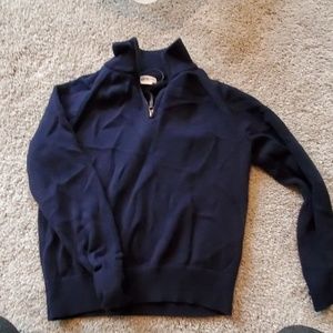 Crewcuts quarter zip navy sweater size boys 6-7